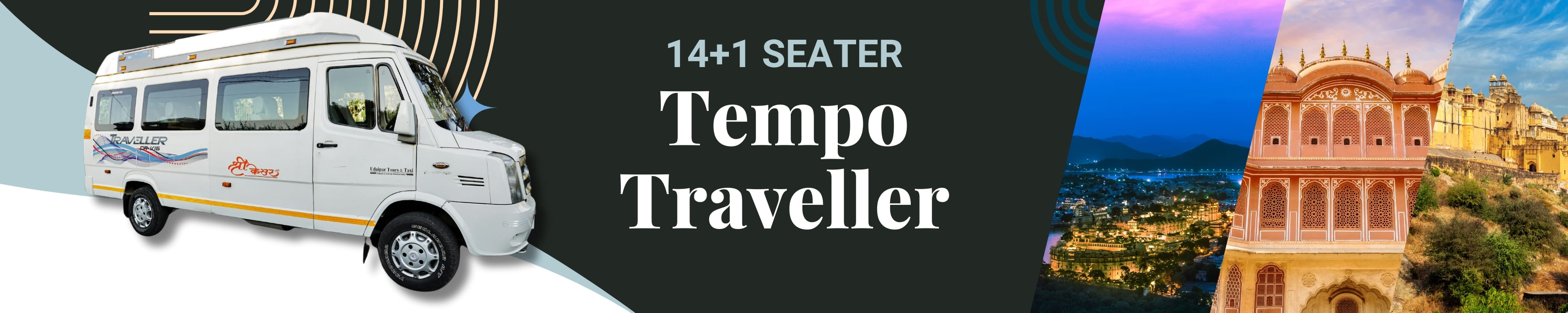 Hire 14+1 Seater Tempo Travellers